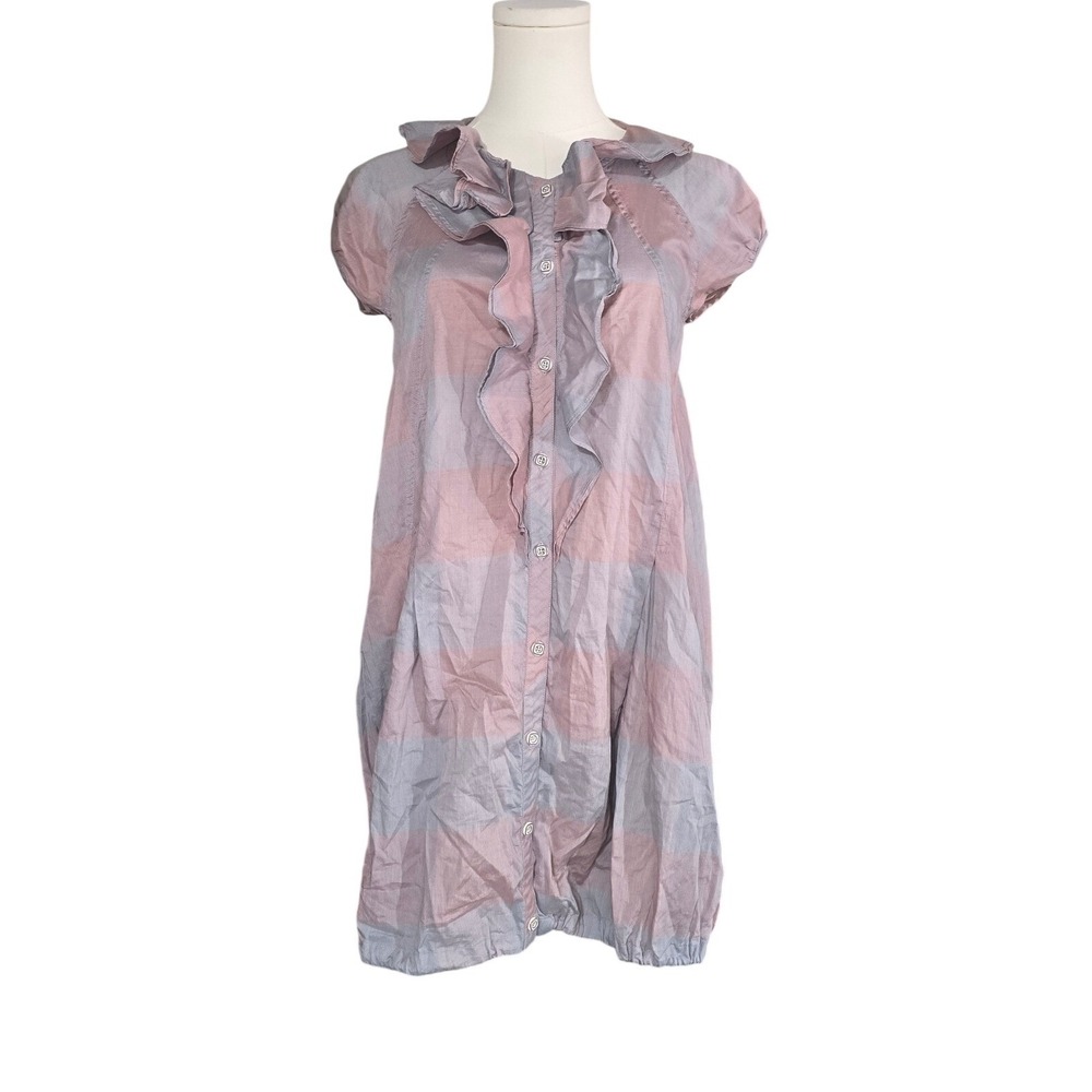 WEARABLE ART mini dress DONORATICO BY DING Yong sleeveless lavender M babydoll - Picture 1 of 11